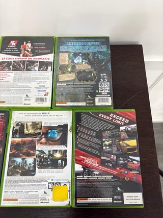 Lote 5 Juegos Xbox 360: Bioshock, Gears of War, NB
