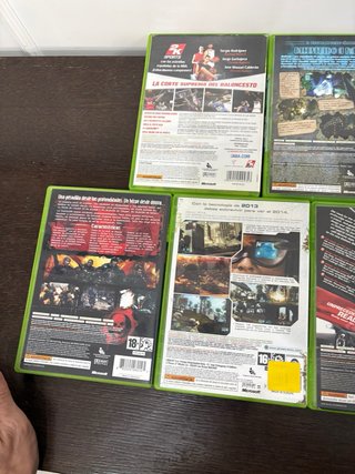 Lote 5 Juegos Xbox 360: Bioshock, Gears of War, NB