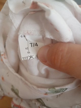 Vestido niña mariposas y cinturón