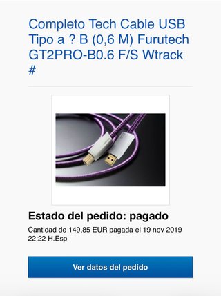 FURUTECH GT-2 Pro USB A-B 0.6m
