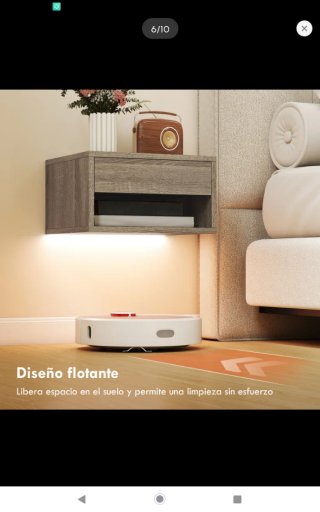 Mesitas de noche flotantes LED