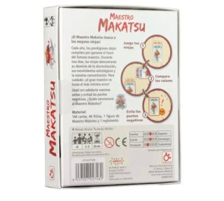 Juego de mesa Maestro Makatsu nuevo