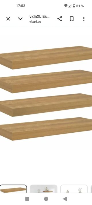 Estanterías de madera pared y armario