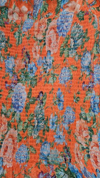 Vestido floral entallado Manosque