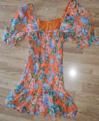 Vestido floral entallado Manosque