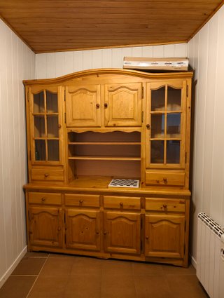Mueble comedor pino mazizo rústico