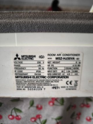 Motor turbina aire acondicionado Mitsubishi