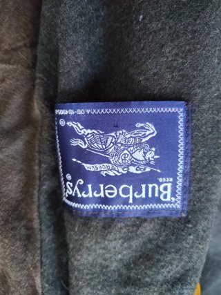 Chaqueta Burberry de Piel caqui