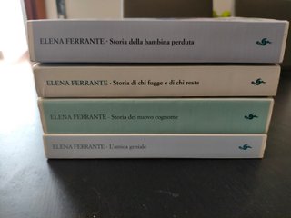 Saga completa "L' amica geniale" di E. Ferrante