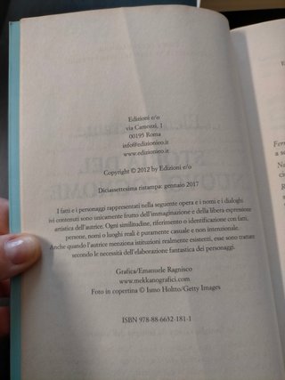 Saga completa "L' amica geniale" di E. Ferrante