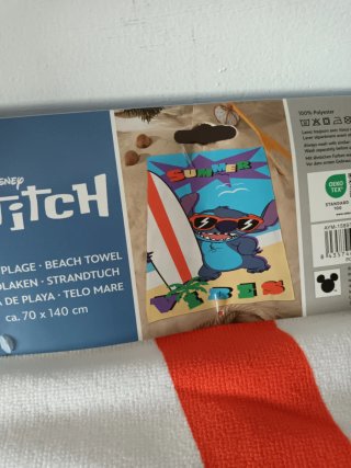 Toalla Playa Disney Stitch 70x140cm