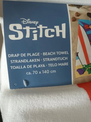 Toalla Playa Disney Stitch 70x140cm