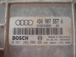 Centralita del motor Audi A8 4D0907557A BOSCH 0261203906