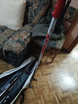 Borsa da sci alpino Fischer + sci Salomon