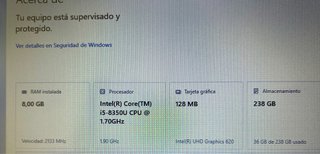 Dell Latitude 7290 12.5 i5 8350U 8 GB RAM SSD 256G