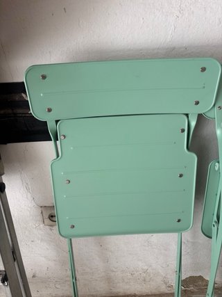 Sundsö Conjunto Mesa y Sillas Plegables Verde