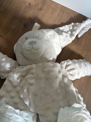 Pañalera de peluche oso