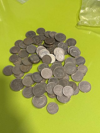 Lote monedas 5, 25 y 50 pesetas