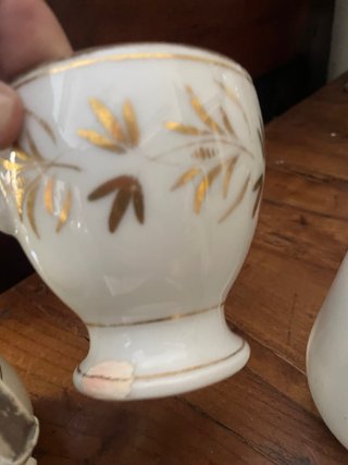 Lotto 3 pezzi ceramica antichi