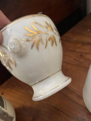 Lotto 3 pezzi ceramica antichi