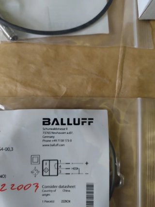 Lotto 3x Sensore Balluff BES00N9 M8 Induttivo