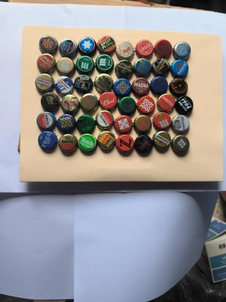 48 Chapas Cerveza Española Variada