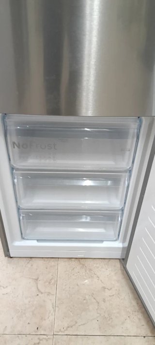 NEVERA COMBI ACERO INOXIDABLE BOSCH NO FROST A +