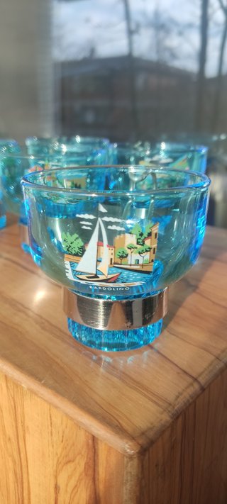 Raro Set 10 Tazzine Vintage Mid-Century