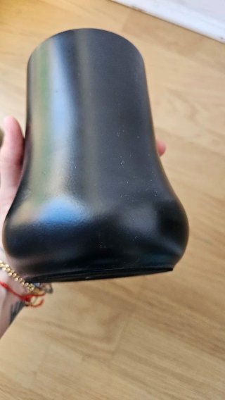 Portavelas jarron IKEA Negro