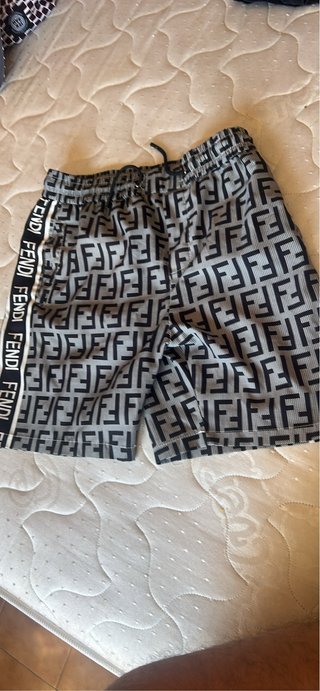 Fendi Costume Uomo Nero Grigio