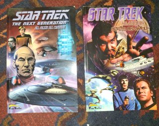 2 fumetti Star Trek TOS Next Gen