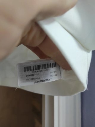 Traje Zara Blanco Chaleco y Pantalón