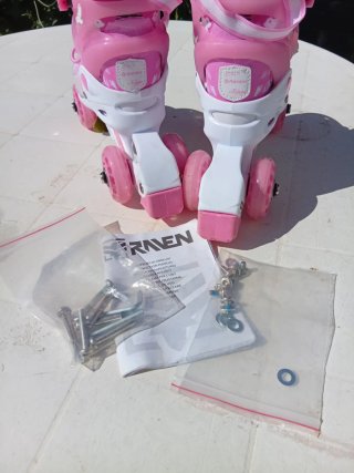 Patines nuevos extensibles  rosa princess Talla 26