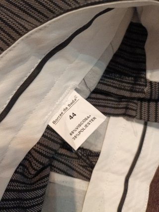 Traje Fallero Rayas Doradas y Grises