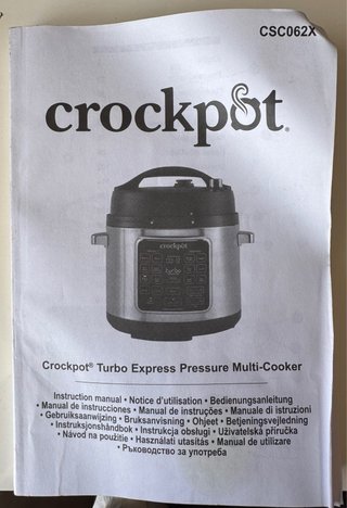 Olla Multicooker Crock-Pot Turbo Express 5.6L
