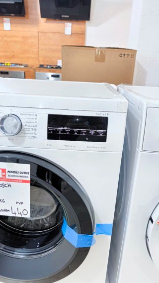 Lavadora Bosch Nueva A serie 6 9kg 1400rpm.