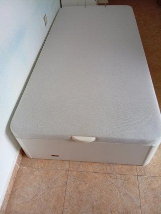 Canapé Abatible FLEX 90x190 Madera Blanco