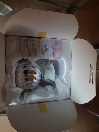 Profumatore Bagutta rosa ceramica argento