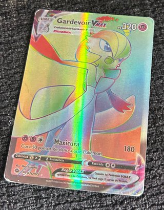 Carta Pokémon Gardevoir VMAX 076/073 Rainbow Rare