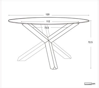 Mesa comedor Carot Banak cristal y madera