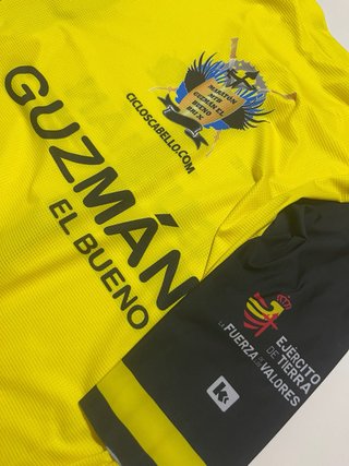 Maillot Ciclismo Guzmán el Bueno Amarillo