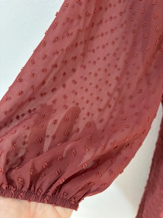 Vestido Zara rosa con puntos