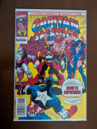 Comic Capitan América & Mighty Thor #12