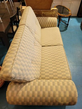 SOFÁ VINTAGE CUADROS DE 3 PLAZAS
