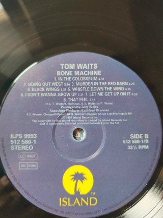 RARO Tom Waits - Bone Machine LP