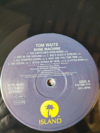 RARO Tom Waits - Bone Machine LP