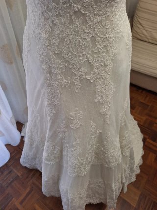 Vestido de Novia Encaje Blanco