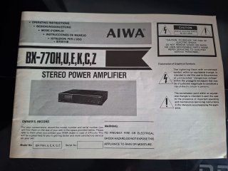 AMPLIFICADOR Y PREAMPLIFICADOR AIWA
