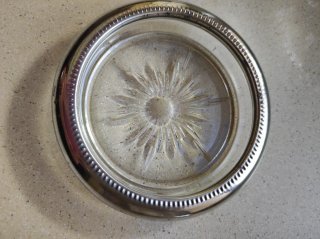 Bicchieri da cocktail in argento e cristallo design italiano