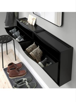Zapatero Ikea negro